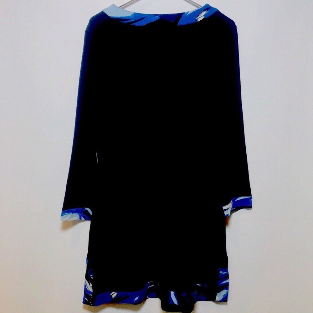CALVIN KLEIN TUNIC BLOUSE NEW WITH TAGS BLACK/SZ/M - Picture 4 of 5